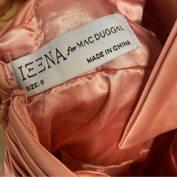 Mac Duggal Pink 11302
Pleated Halter Neck Asymmetrical Hem Gown Maxi Dress 8 - Picture 10 of 13